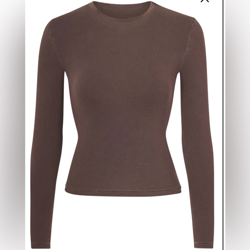 SKIMS New Vintage Cropped Long Sleeve Tee- Size 3X